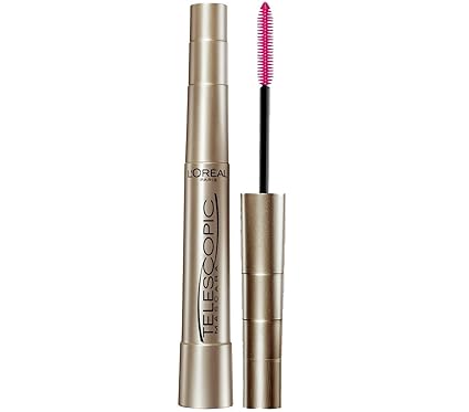 L'Oreal Paris Makeup Telescopic Original Lengthening Mascara, Carbon Black, 0.27 Fl Oz